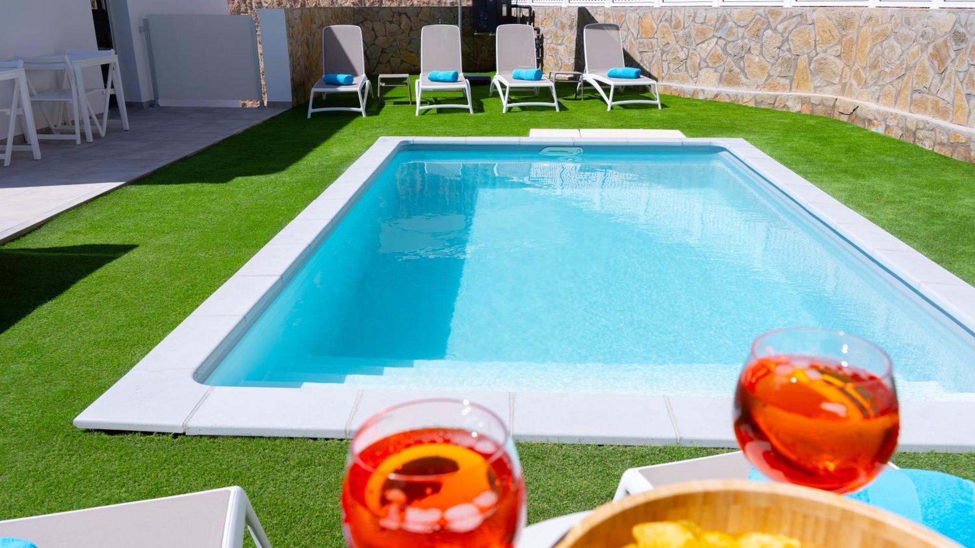 Malibu Mogan Secret Pool Villa - Piscina Privada Y Climatizada - Exclusive Heated Pool La Playa de Tauro Exteriér fotografie