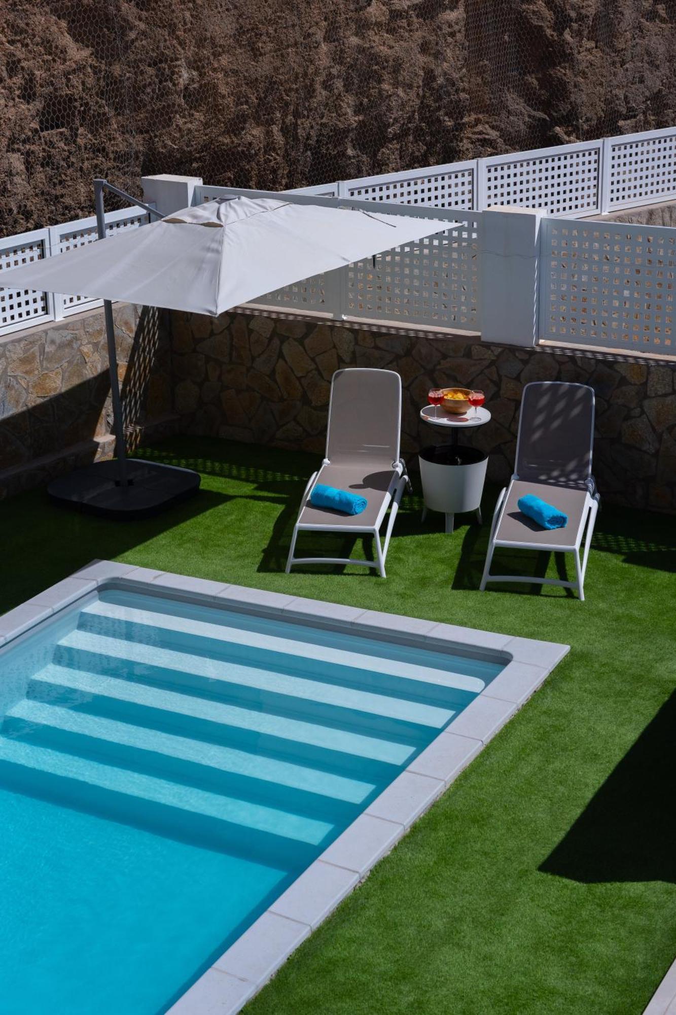 Malibu Mogan Secret Pool Villa - Piscina Privada Y Climatizada - Exclusive Heated Pool La Playa de Tauro Exteriér fotografie
