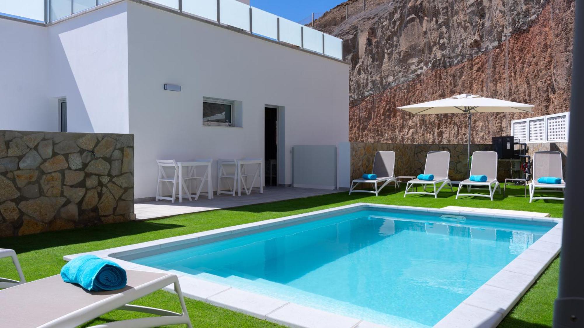Malibu Mogan Secret Pool Villa - Piscina Privada Y Climatizada - Exclusive Heated Pool La Playa de Tauro Exteriér fotografie