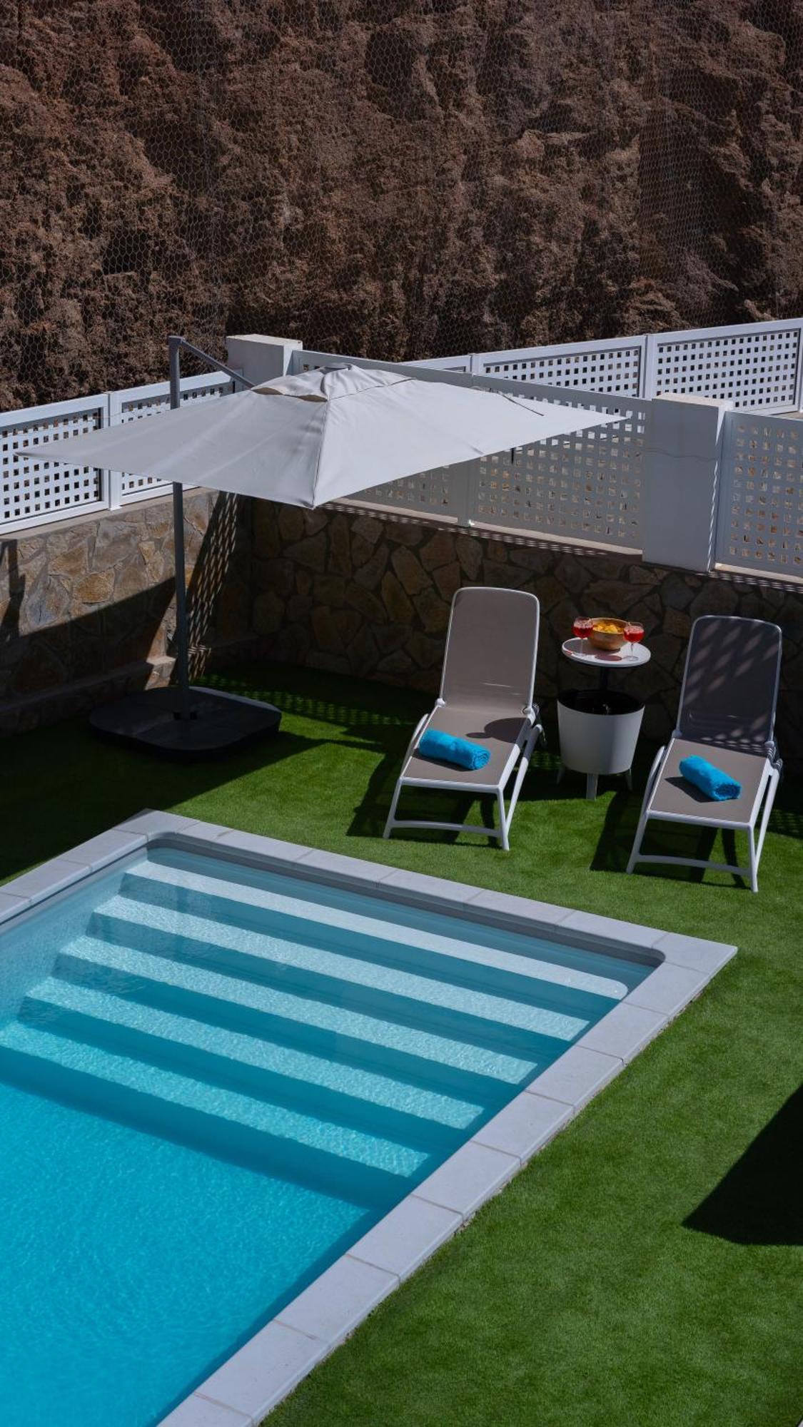 Malibu Mogan Secret Pool Villa - Piscina Privada Y Climatizada - Exclusive Heated Pool La Playa de Tauro Exteriér fotografie